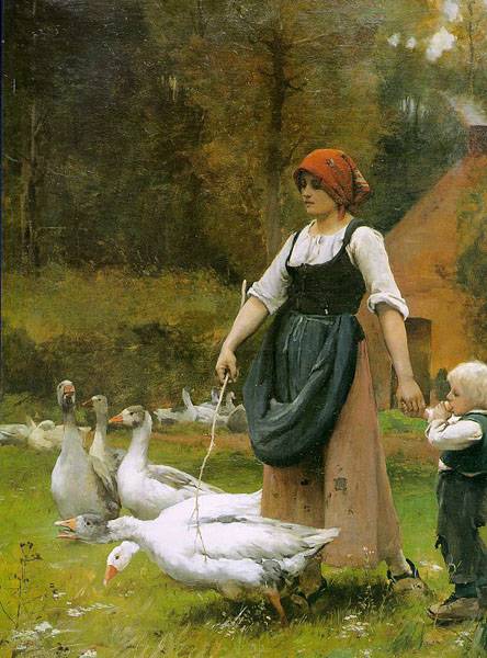 Dupre Julien(1851 — 1910),In the meadow(1881г)